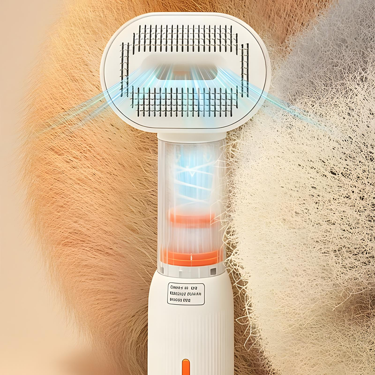 4-in-1 Electric Pet Hair Removal Brush for Cats & Dogs - product photo 3
