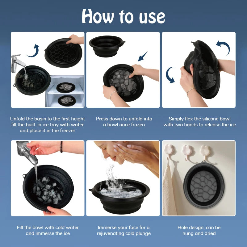 Facial Ice Bath Bowl