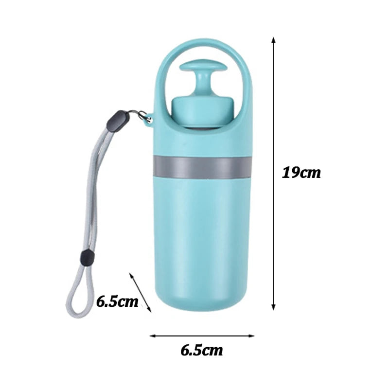Ergonomic one-hand dog poop scooper claw close-up
